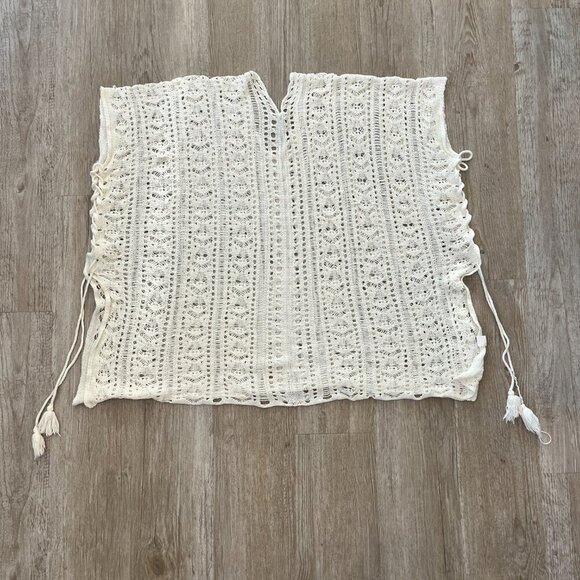 Womens Crochet Swim Coverup - M - Picture 5 of 7